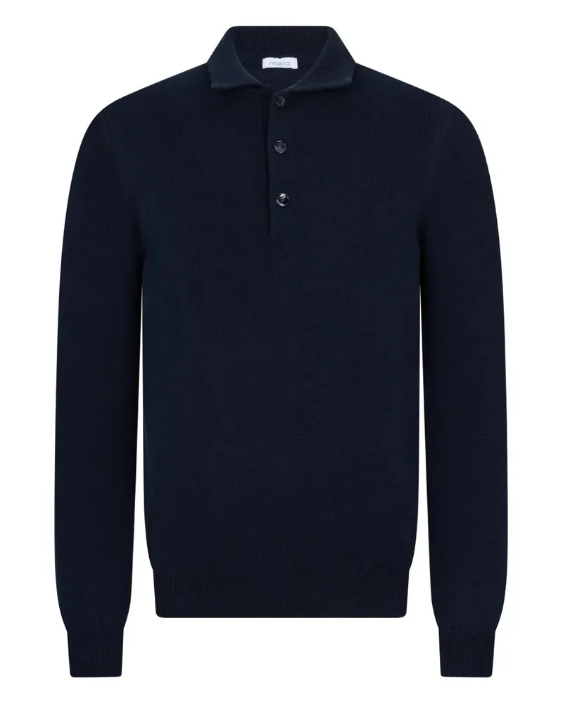 Malo button-collar polo shirt - Blau Blau