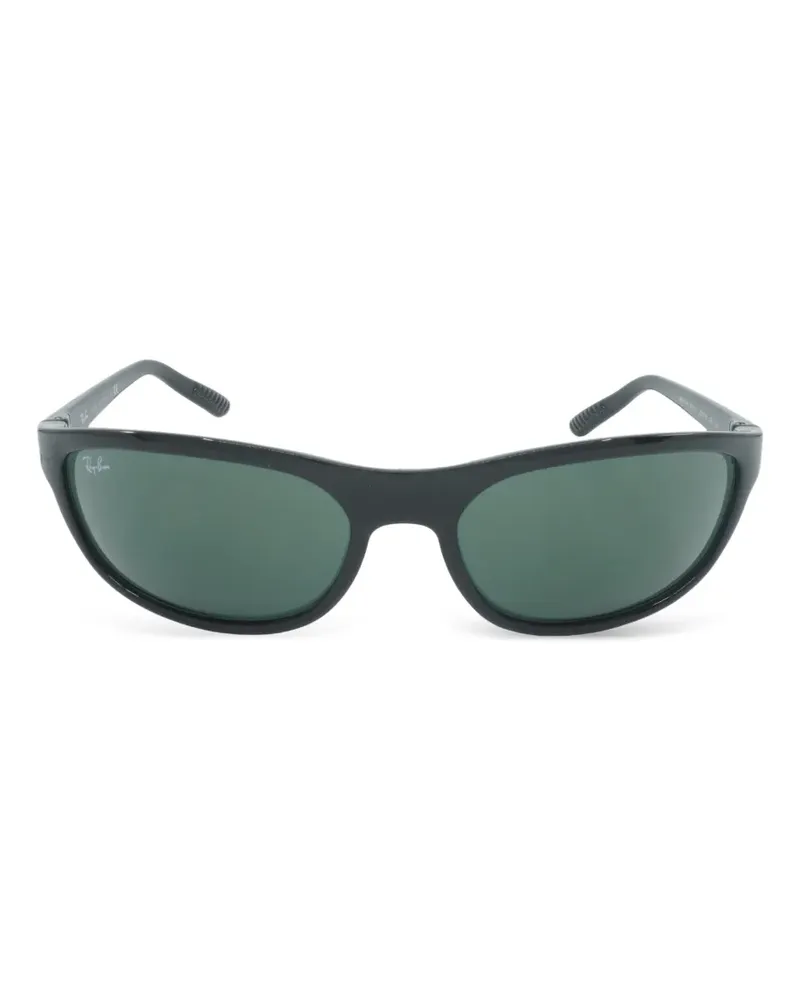 Ray Ban Pillow Sonnenbrille mit ovalem Gestell - Schwarz Schwarz