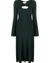 Victoria Beckham Strickkleid mit Cut-Out Grün