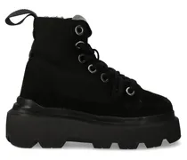 Stiefel mit Schnürung - Schwarz