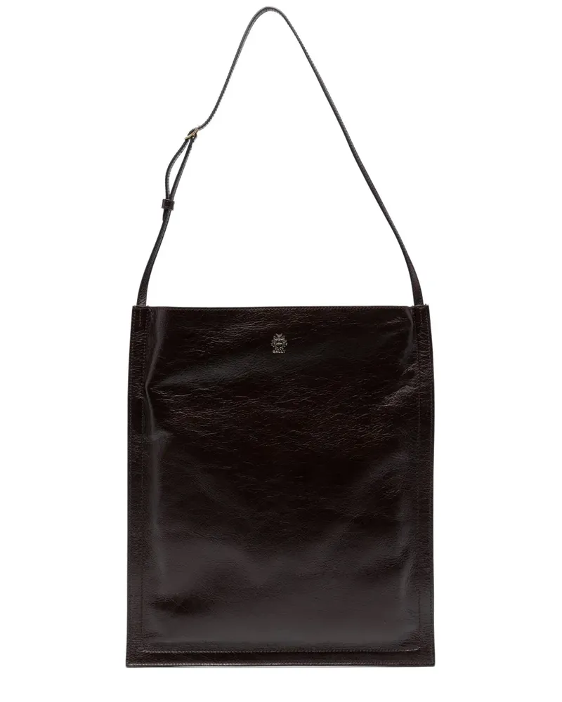 Bally Schultertasche aus Leder - Braun Braun