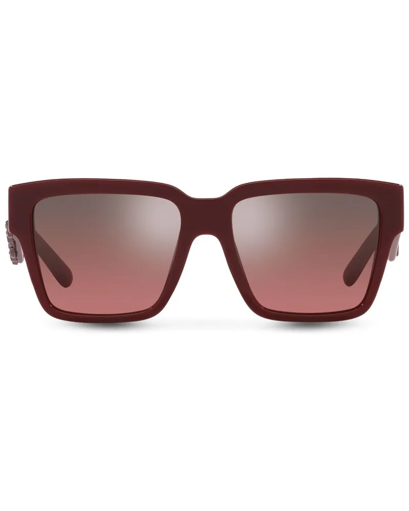 Dolce & Gabbana Eckige Brille - Rot Rot