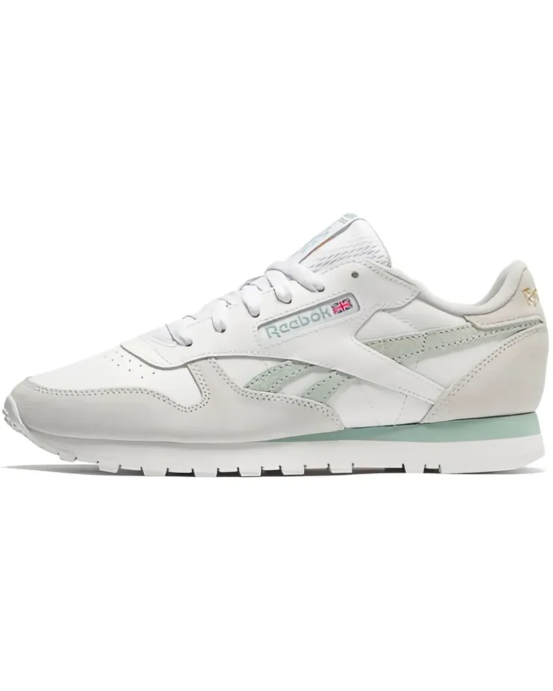 Reebok Classic Leather WMNS White Seaside Grey Sneakers - Weiß Weiß
