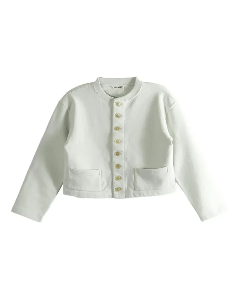 AURALEE pocket button cardigan - Grün Grün