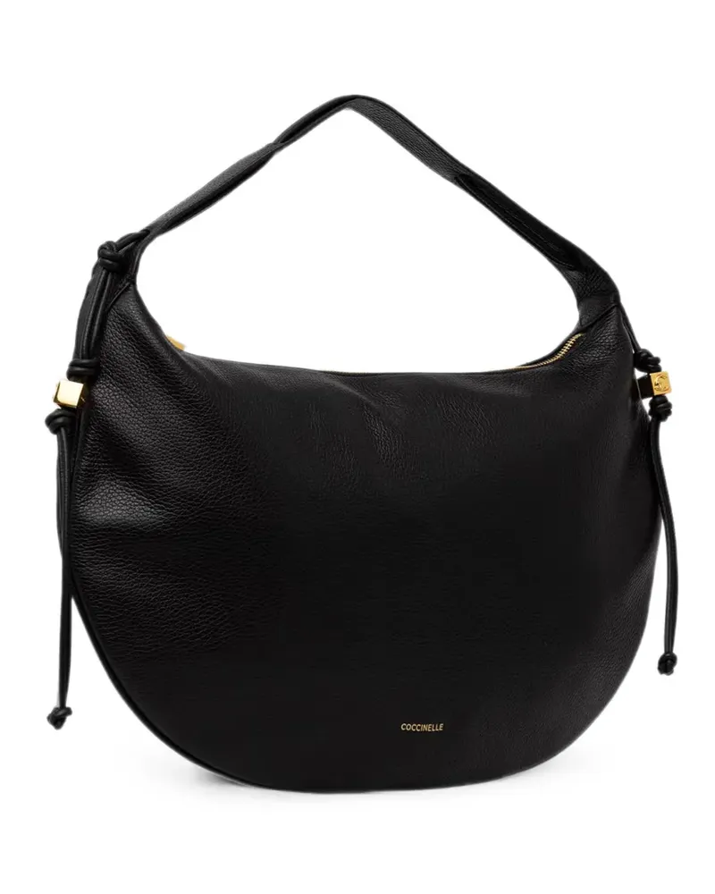 Coccinelle Handtasche aus gekörntem Leder - Schwarz Schwarz