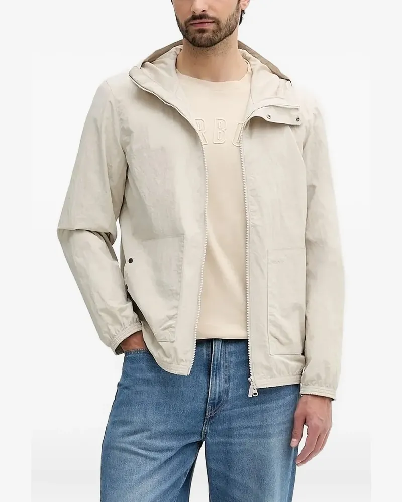 Barbour Jacke mit Kapuze - Nude Nude