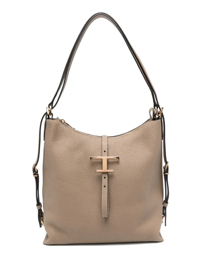 TOD'S Handtasche mit Schnallenverschluss - Braun Braun