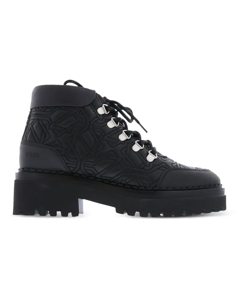 Nubikk Fae Stella quilted leather ankle boots - Schwarz Schwarz