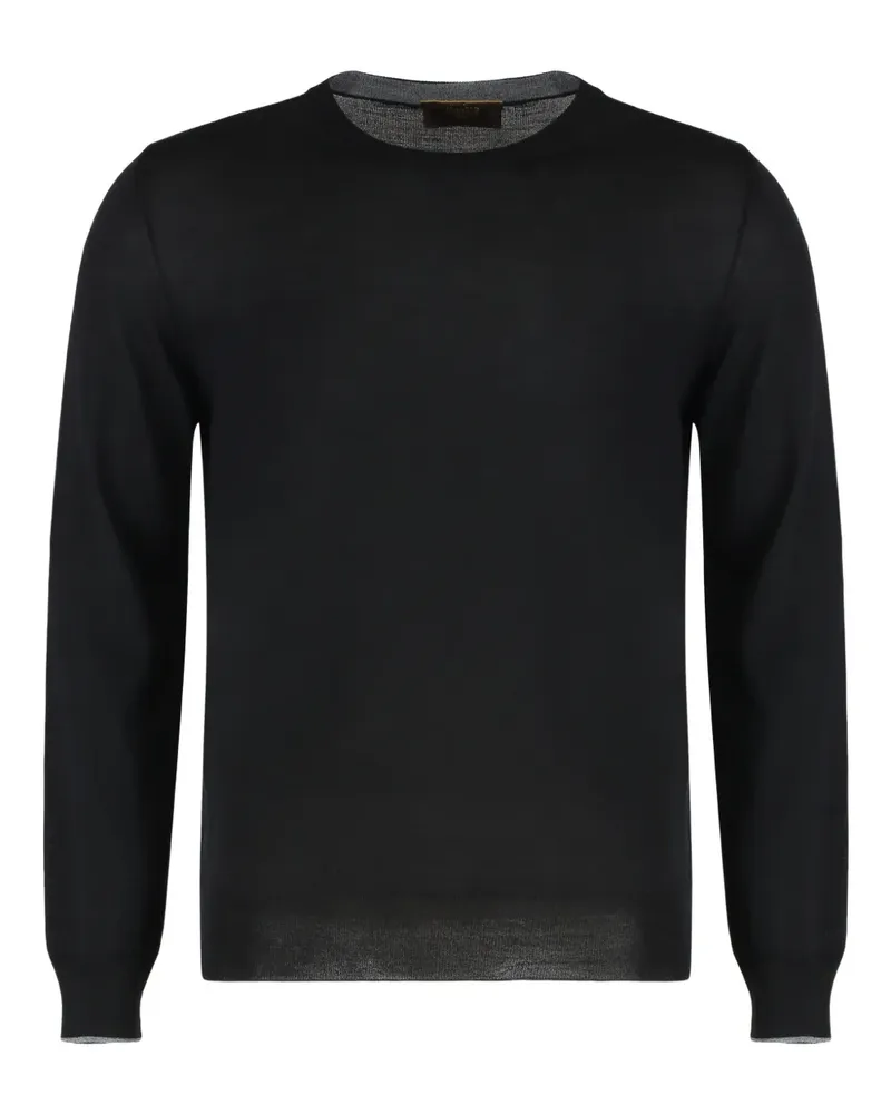 MOORER crew-neck sweater - Schwarz Schwarz
