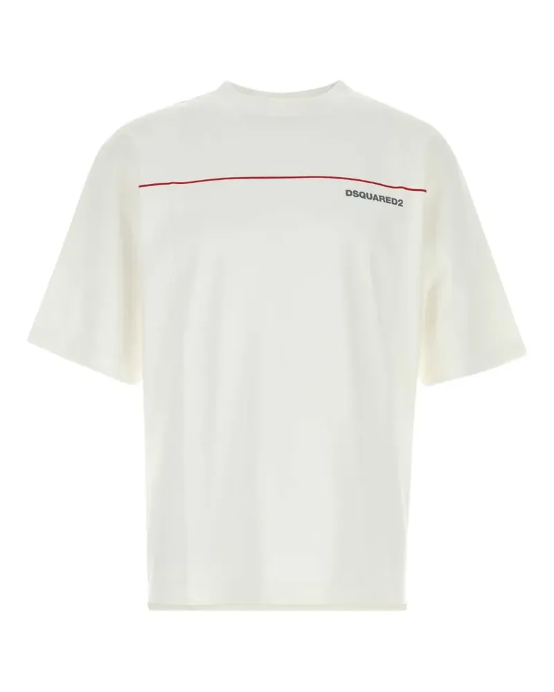 Dsquared2 Sweatshirt mit Logo-Print - Weiß Weiß