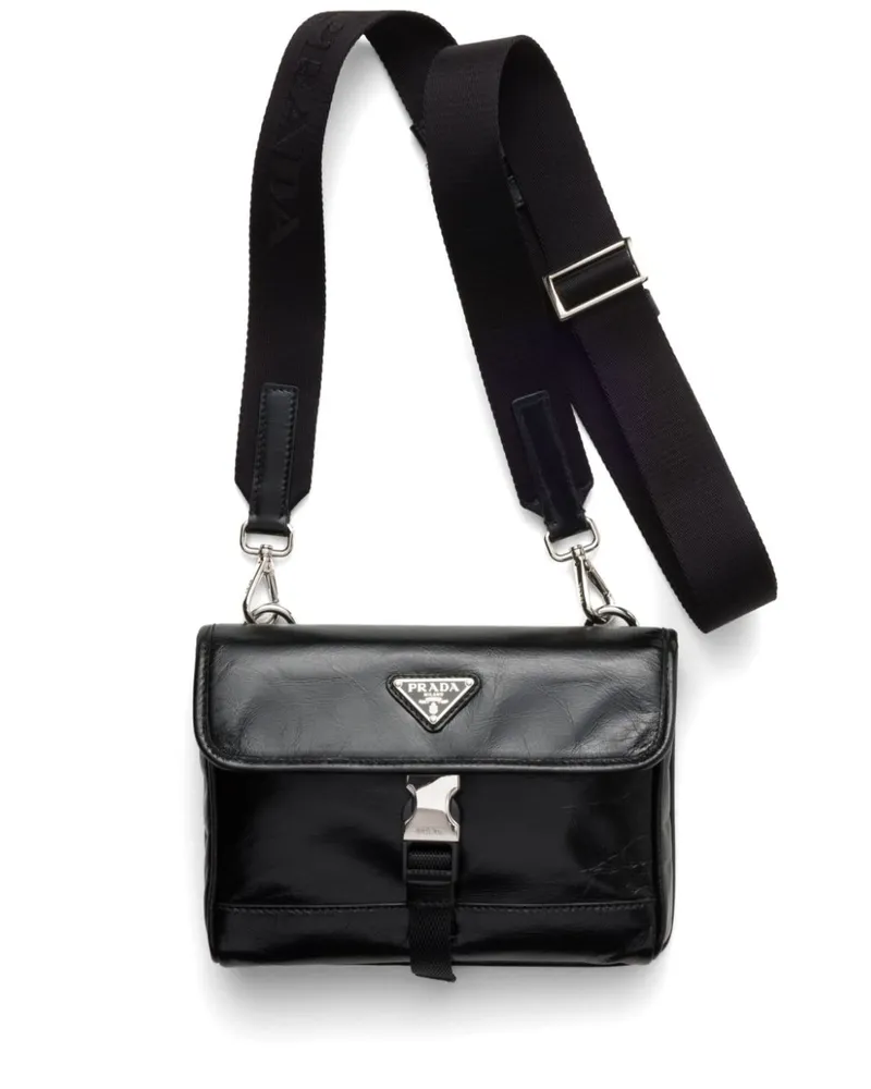 Prada Smartphone-Hülle mit Triangel-Logo - Schwarz Schwarz