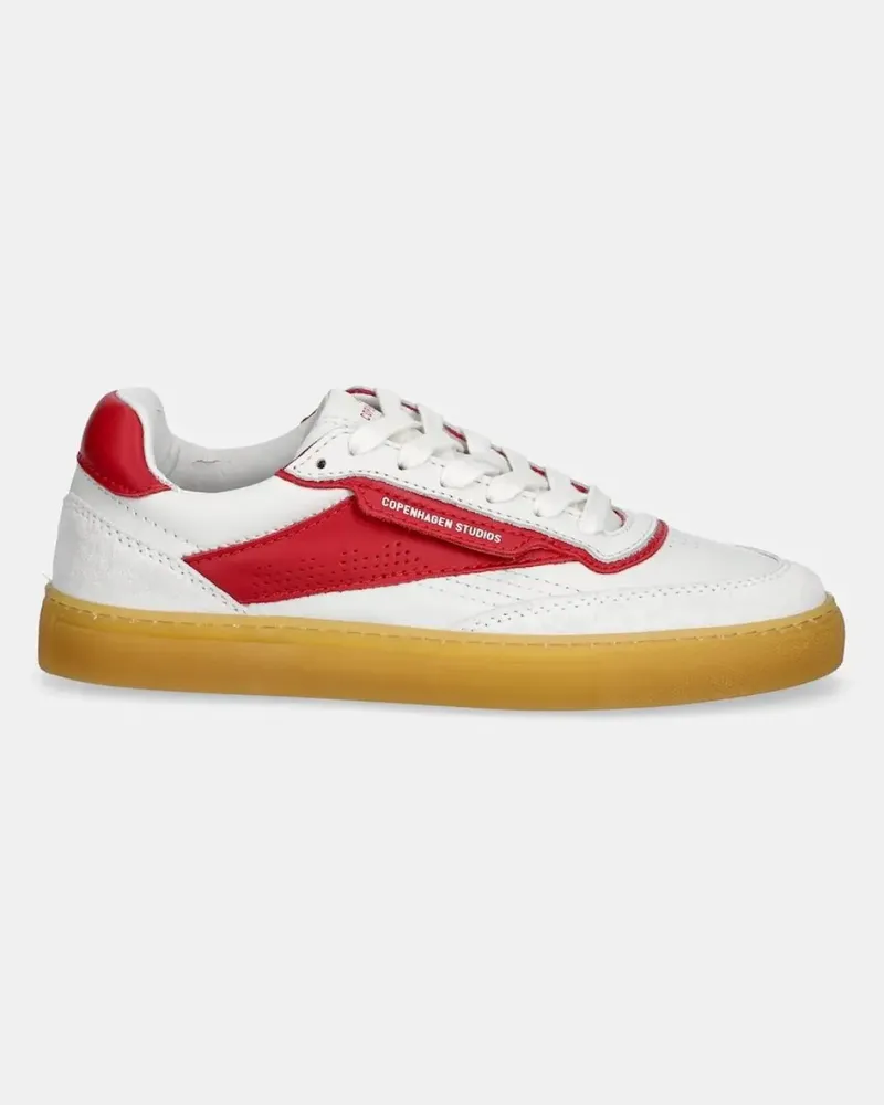 Copenhagen Sneakers mit Einsätzen - Weiß Weiß