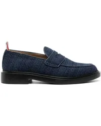 Thom Browne Penny-Loafer aus Tweed Blau