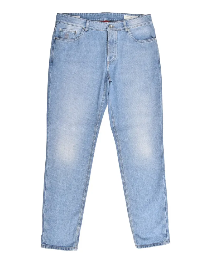 Brunello Cucinelli belt-loops jeans - Blau Blau