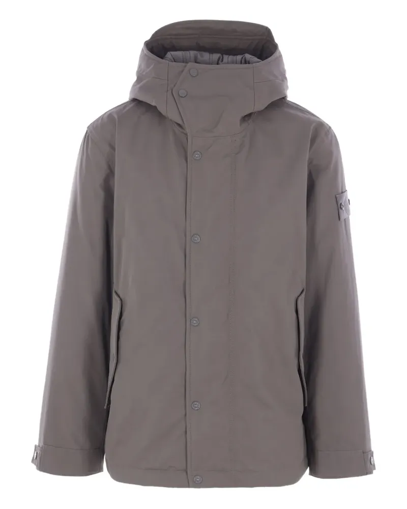 Stone Island Jacke mit Kapuze - Grau Grau