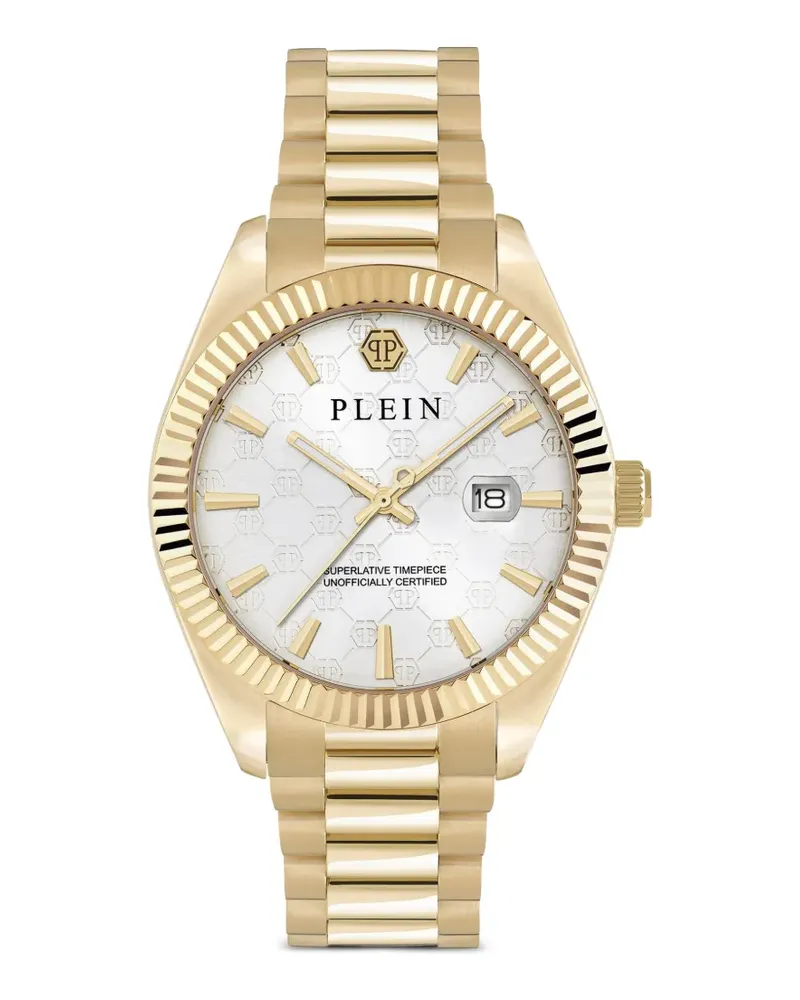 Philipp Plein Date Superlative Armbanduhr - Silber Silber