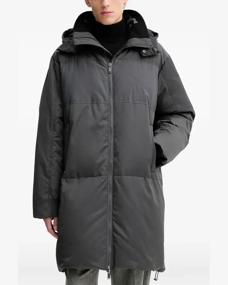 Iceberg hooded zip coat - Grau Grau