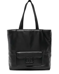 Valentino Garavani Shopper mit V-Logo Schwarz