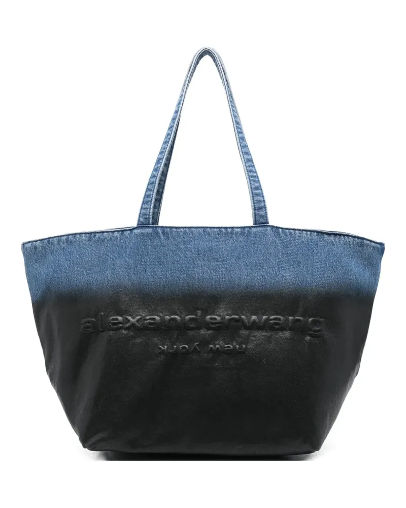 Alexander Wang large Punch embossed tote bag - Schwarz Schwarz