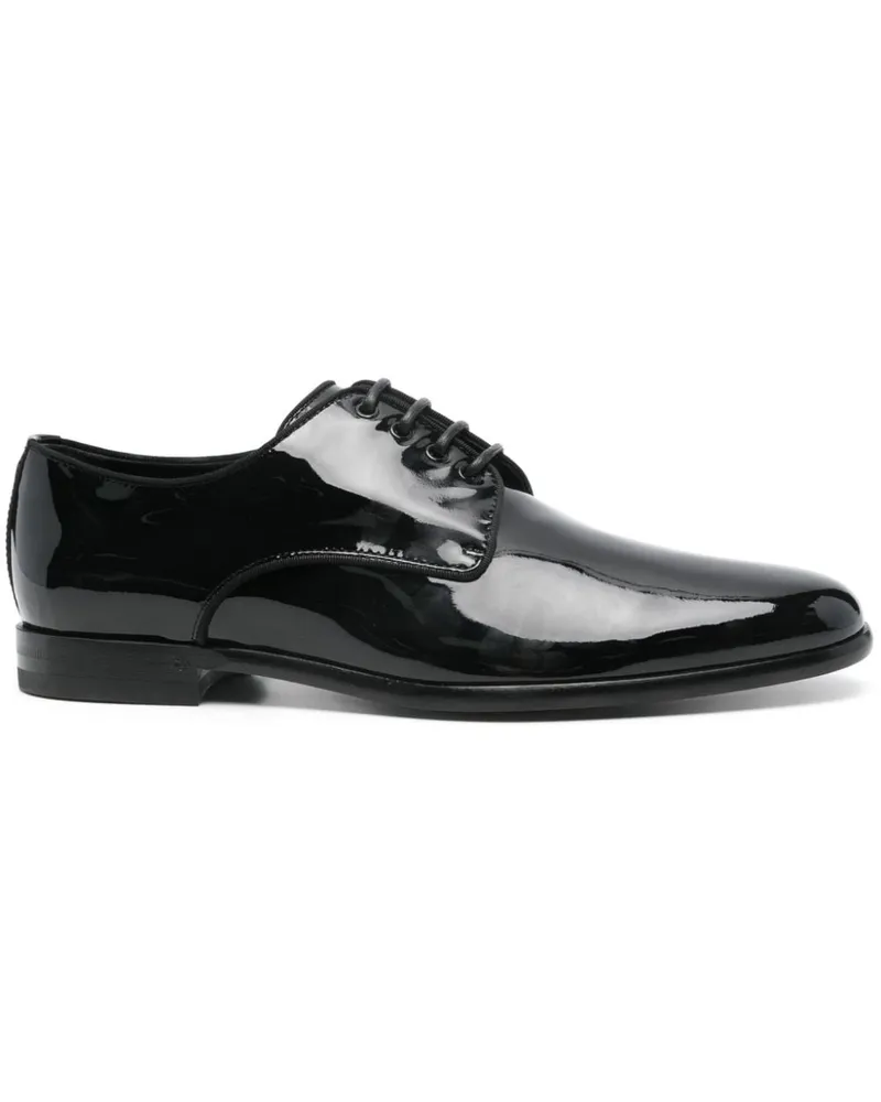 Dolce & Gabbana patent-finish loafers Schwarz