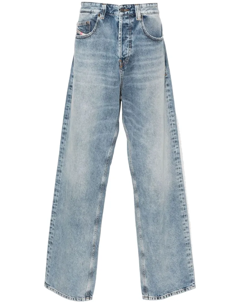 Diesel 2001 D-Marcro 09h57 Straight-Leg-Jeans Blau