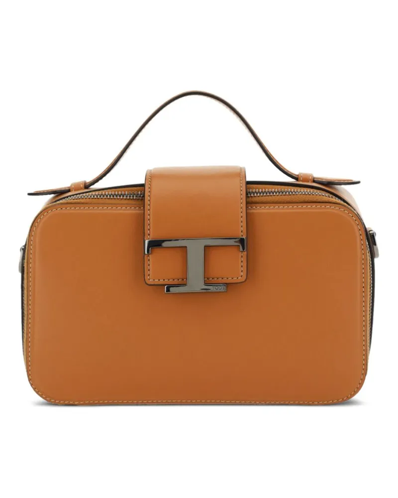 TOD'S T Timeless Schultertasche - Braun Braun