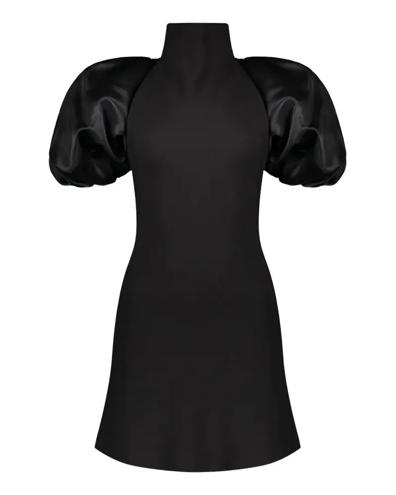 ELLERY balloon-sleeve high-neck dress - Schwarz Schwarz