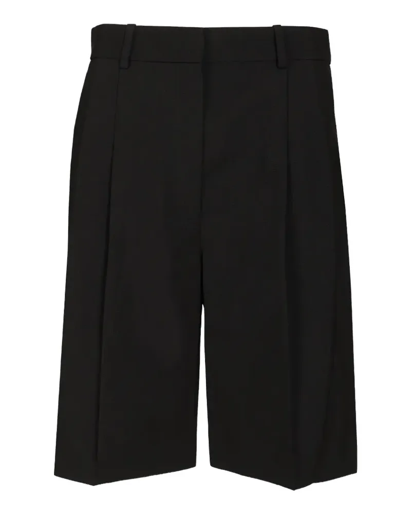 KHAITE Auggie virgin-wool shorts - Schwarz Schwarz