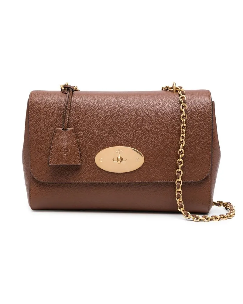 Mulberry Mittelgroße Lily Schultertasche - Braun Braun