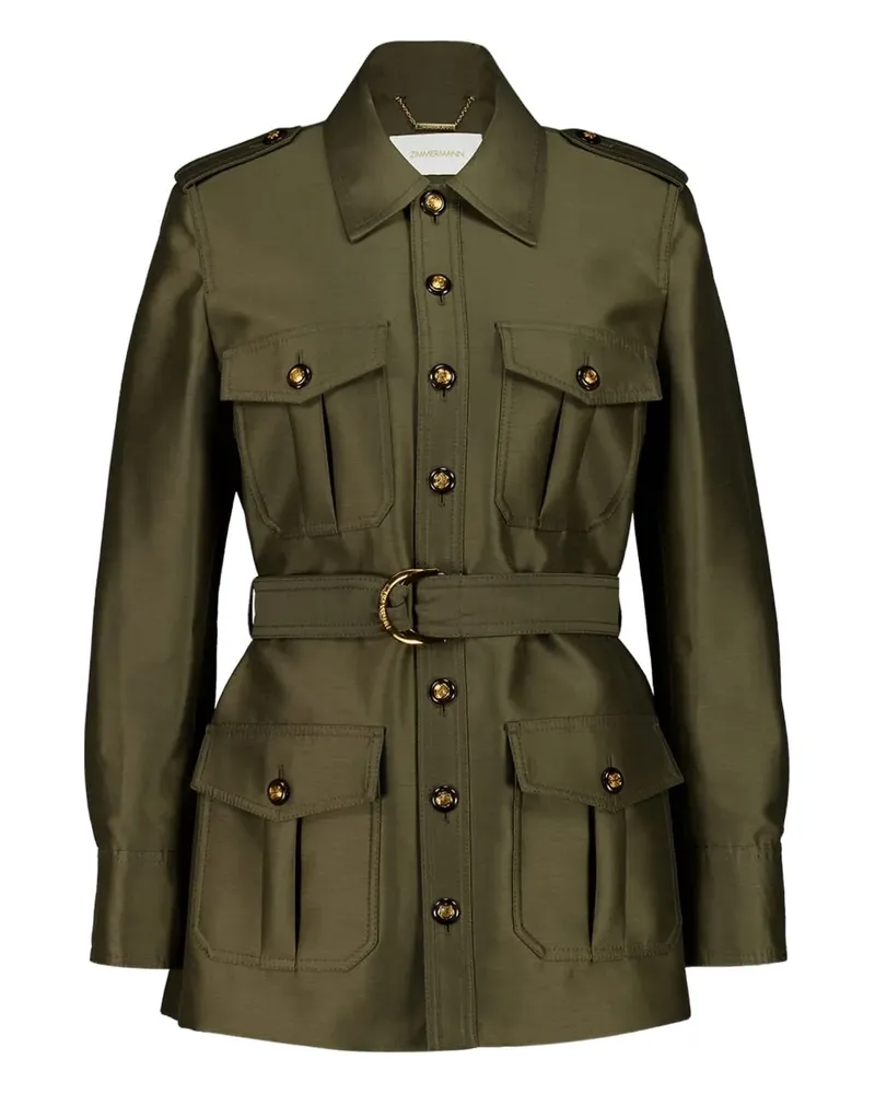 Zimmermann Jacke mit Gürtel - Grün Grün