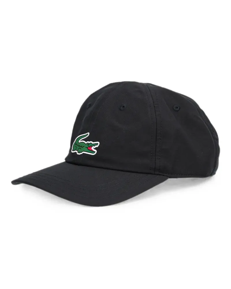 Lacoste x Novak Djokovic logo-patch baseball cap - Schwarz Schwarz