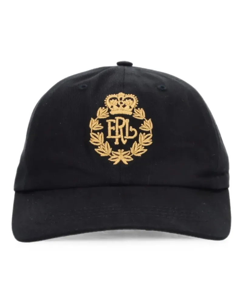 ERL embroidered-logo baseball cap - Schwarz Schwarz