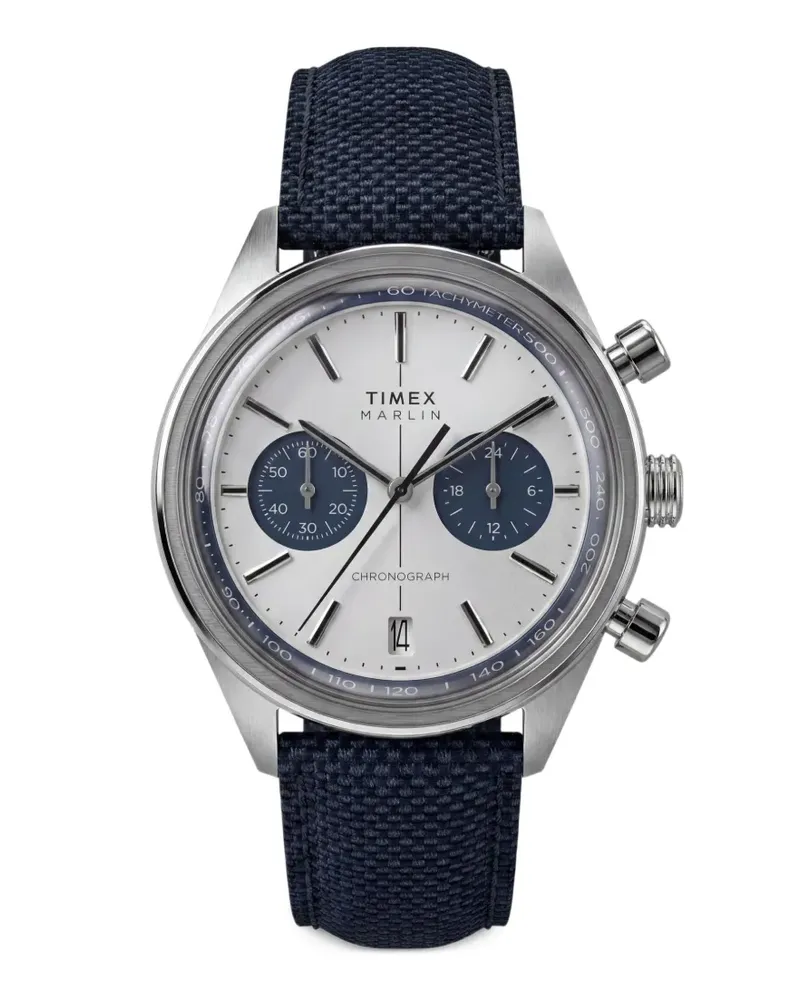 Timex Marlin Jet Chronograph 40mm - Silber Silber