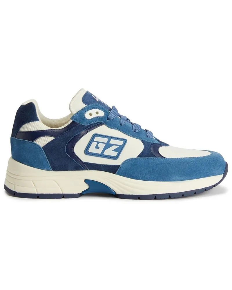Giuseppe Zanotti Sneakers mit Kontrasteinsätzen - Blau Blau