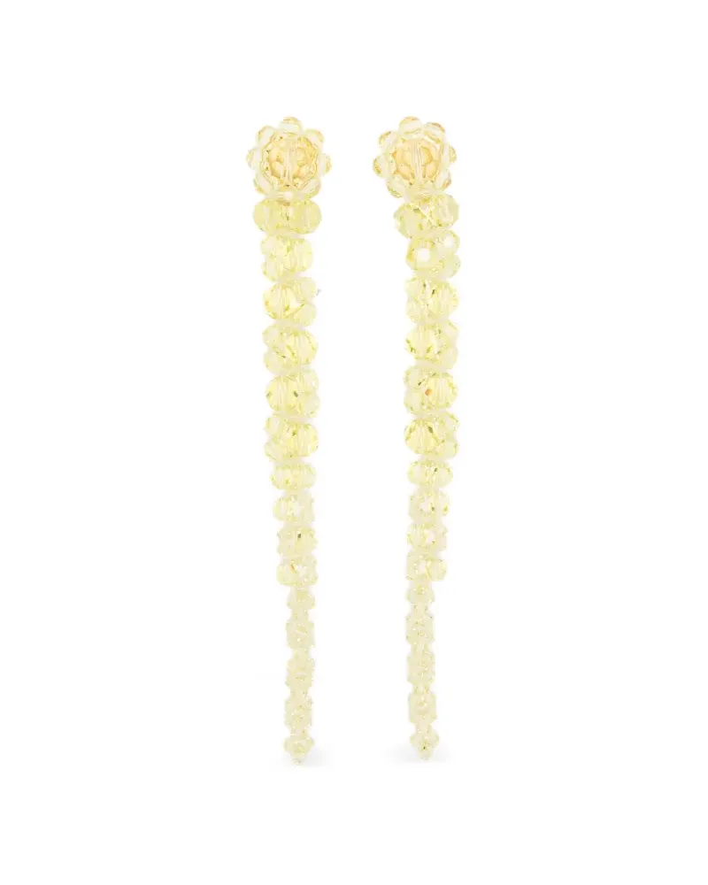Simone Rocha beaded drop earrings - Gold Gold