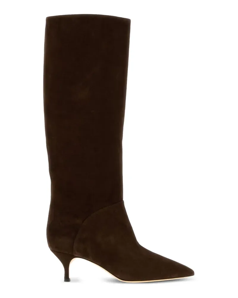 Casadei Jula Renna Stiefel aus Wildleder - Braun Braun