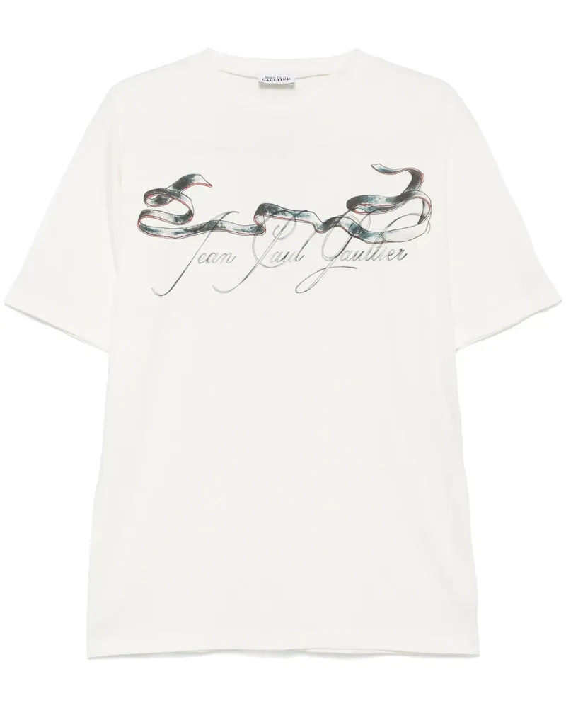 Jean Paul Gaultier Tattoo Ruban T-Shirt - Nude Nude