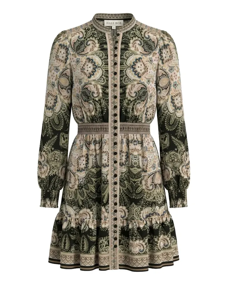 Hale Bob Eleanora paisley-print mini dress - Schwarz Schwarz