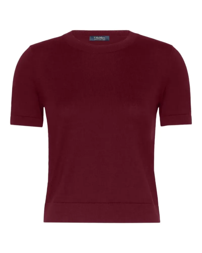 Max Mara Max Mara Pullover mit kurzen Ärmeln - Rot Rot