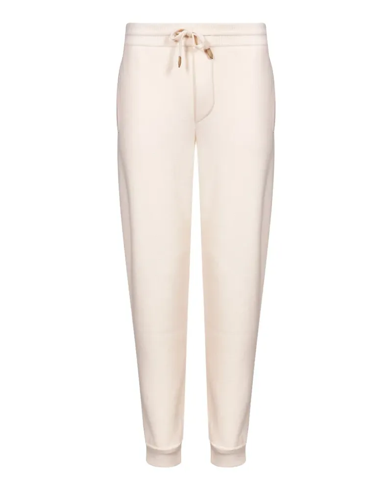 Canali drawstring track pants - Nude Nude