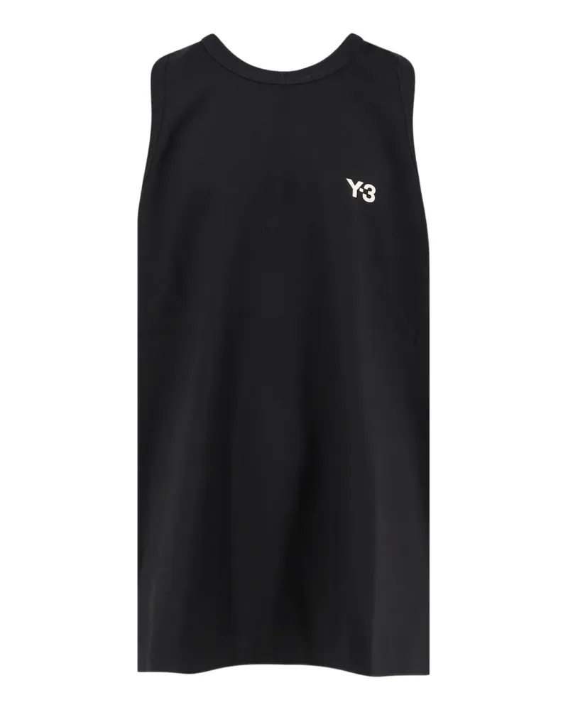 Y-3 logo-print tank top - Schwarz Schwarz