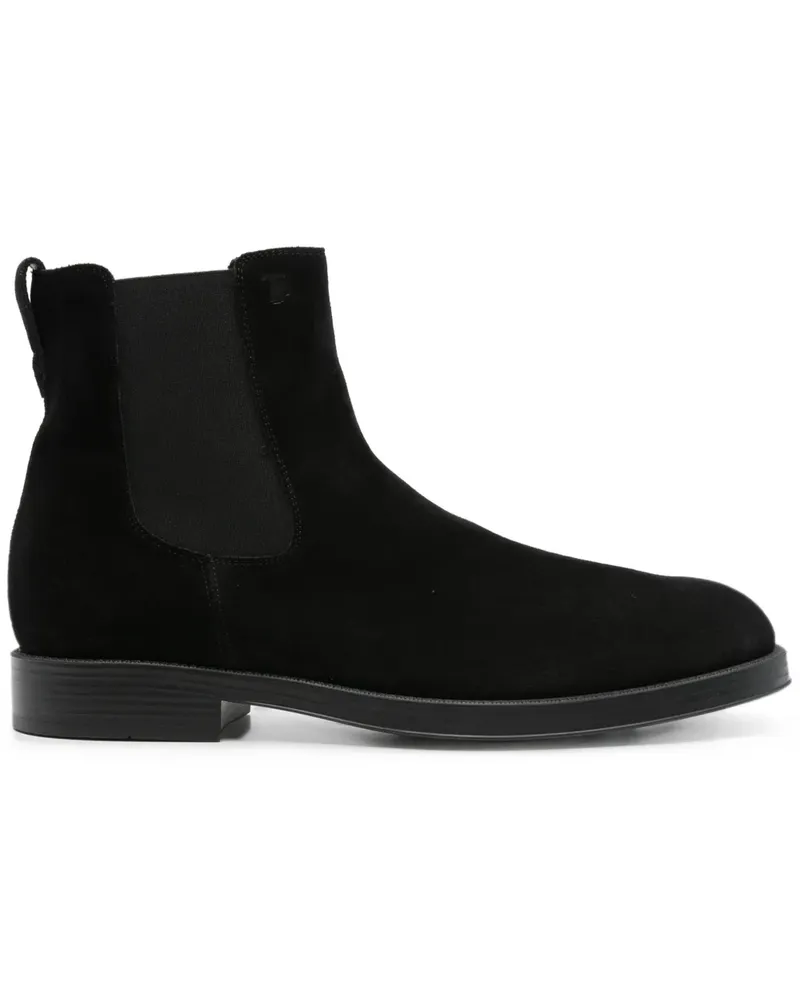 TOD'S Chelsea-Boots aus Wildleder - Schwarz Schwarz