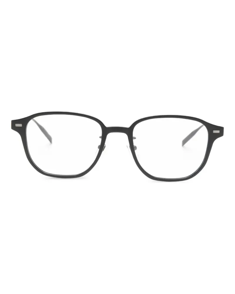 Montblanc Brille mit eckigem Gestell - Schwarz Schwarz