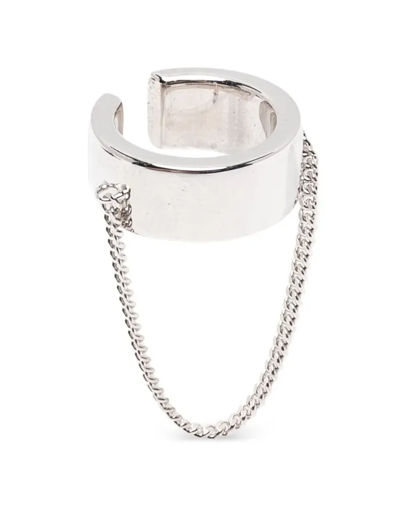 Tom Wood ID chain-embellished ear cuff - Silber Silber