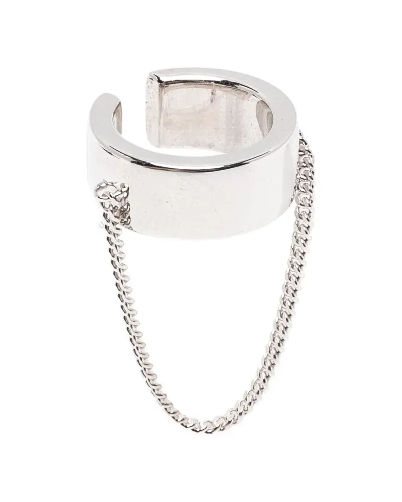 Tom Wood ID chain-embellished ear cuff - Silber Silber