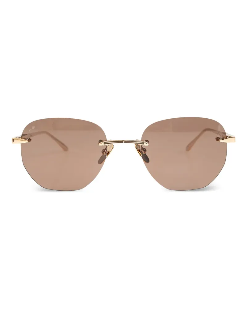 Leisure Society Rahmenlose Séverine Sonnenbrille - Gold Gold