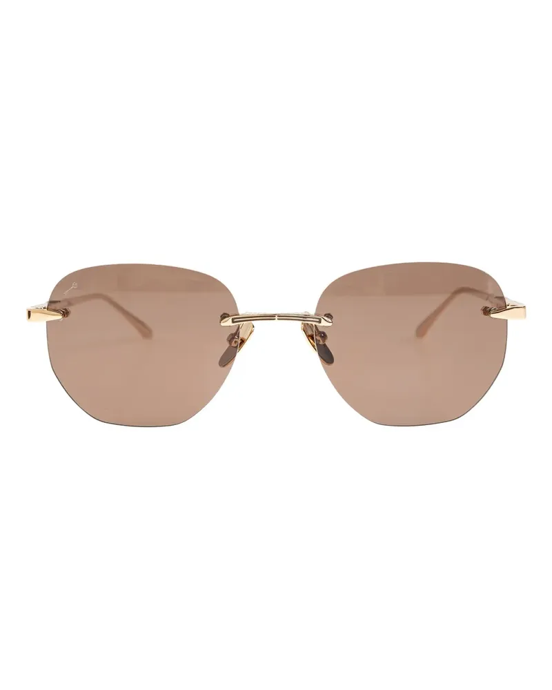 Leisure Society Séverine rimless sunglasses - Gold Gold