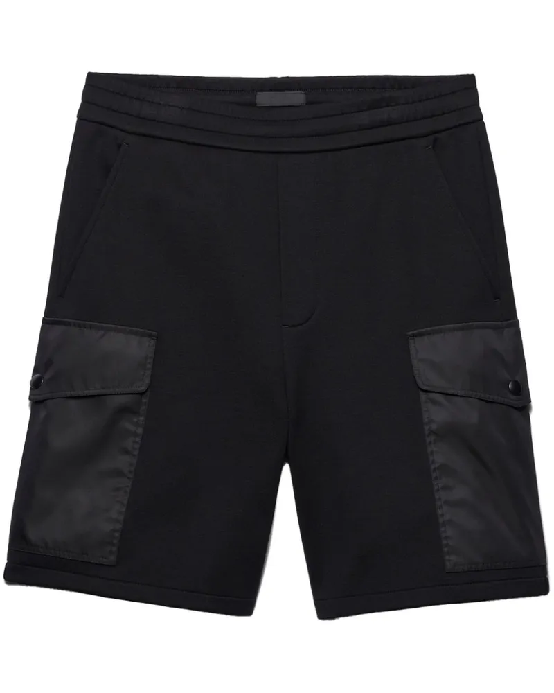 Prada Klassische Cargo-Shorts - Schwarz Schwarz