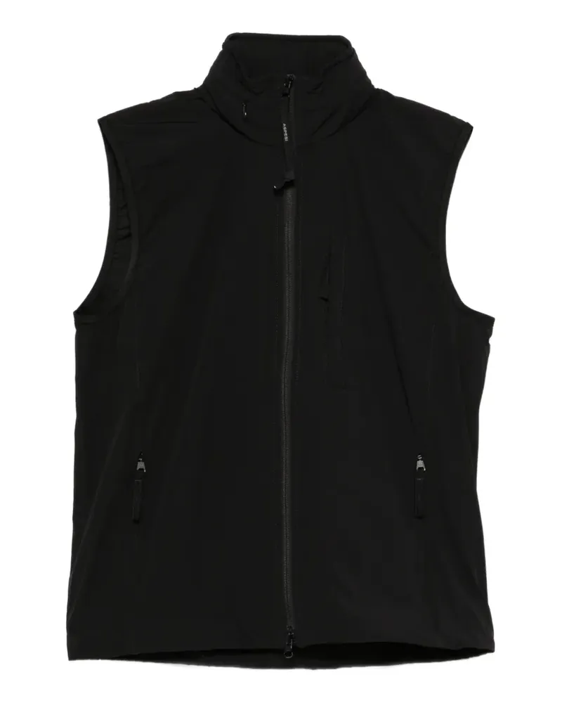 ASPESI Weste mit Reißverschluss - Schwarz Schwarz