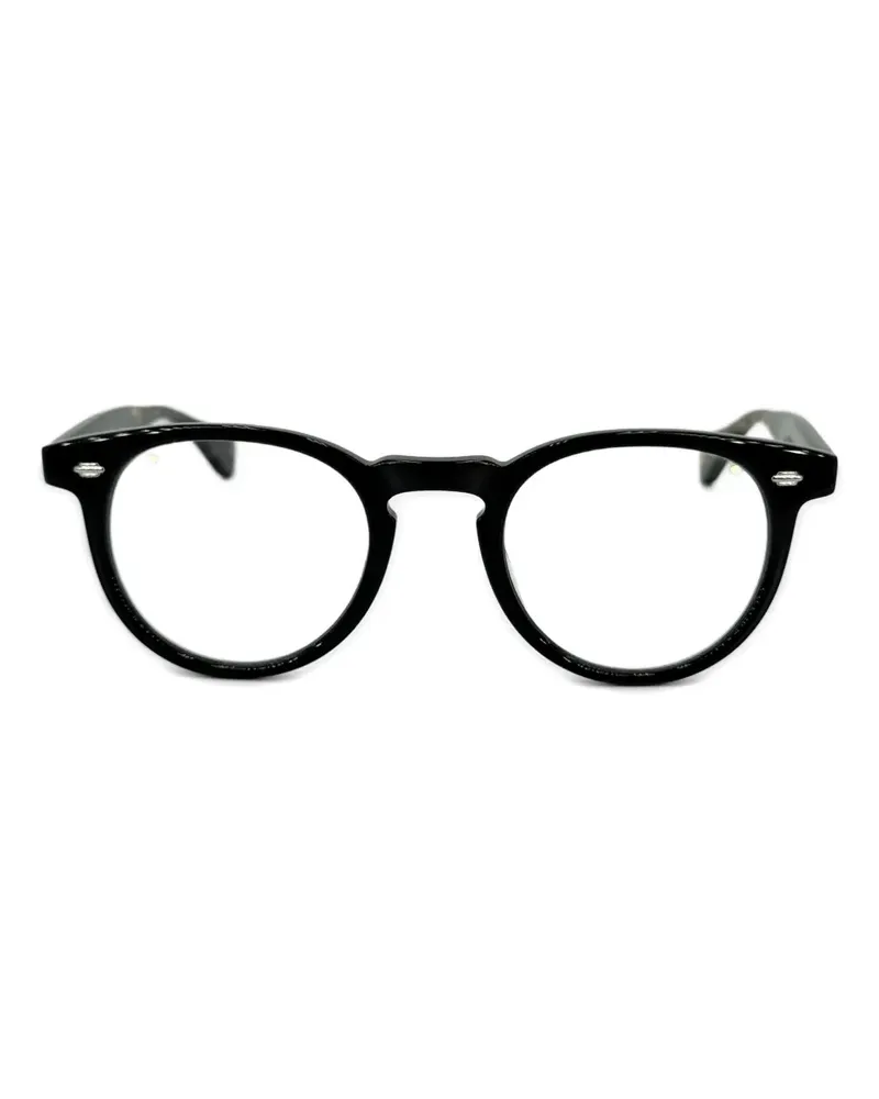 Garrett Leight Hercules round-frame glasses - Schwarz Schwarz